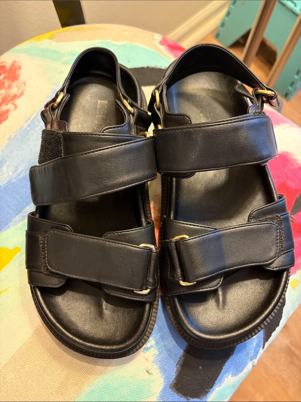 Maeve black sandals